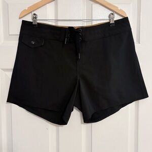Birdwell 578 Surf Shorts Black Beach Britches 60th Anniversary Black Patch  12